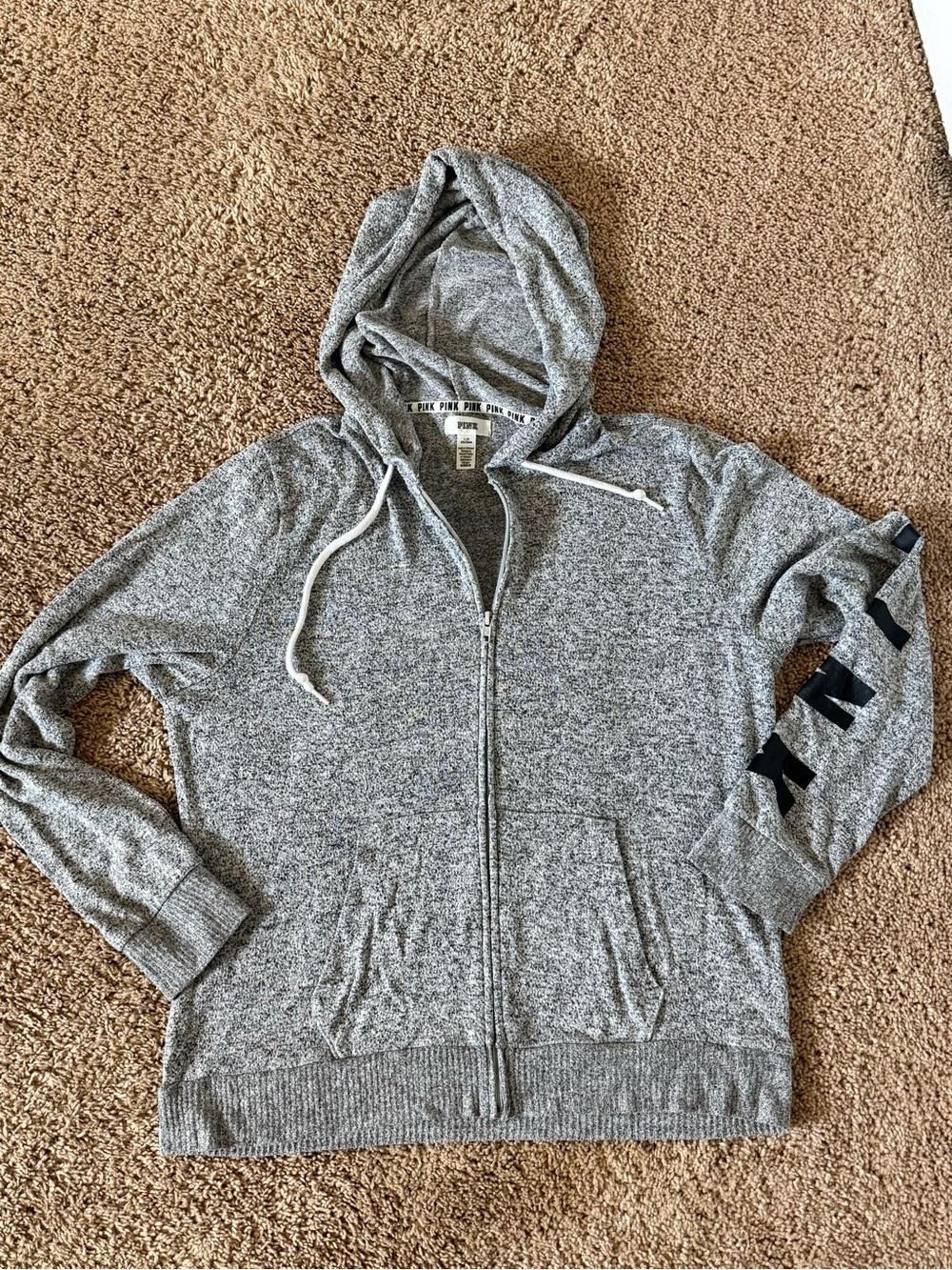 Vs pink zip up jacket, large - Picture 1 of 3